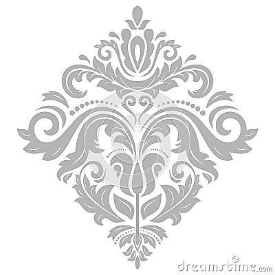 Elegant Vector Ornament in the Style of Barogue Vector Illustration