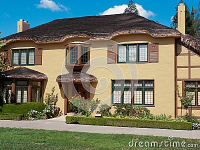 Elegant Victorian house Stock Photo