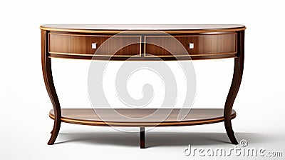 Elegant Wooden Console Table With Drawers - High Quality, High Resolution Stock Photo