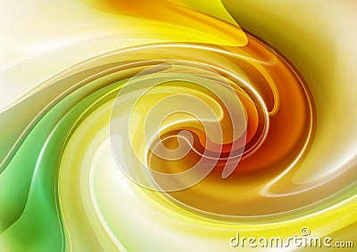 Elegant yellow green modern bright waves art. Blurred pattern effect background. Abstract creative graphic. Decorative wallpaper Stock Photo