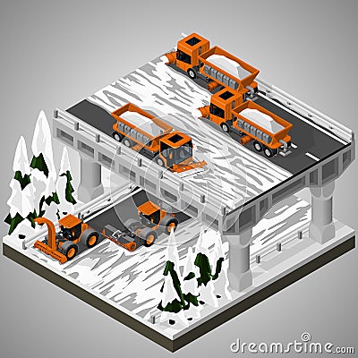 Element of urban infrastructure. Vector Illustration