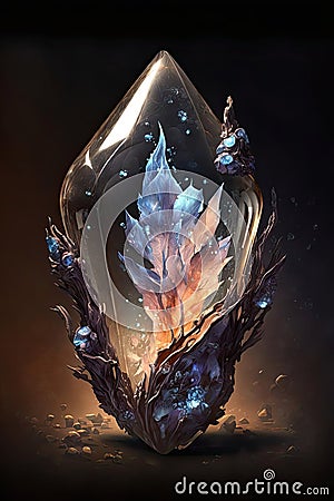 elemental essence shard Stock Photo