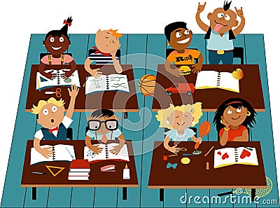 Elementary school Vector Illustration