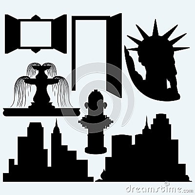 Elements architecture Vector Illustration