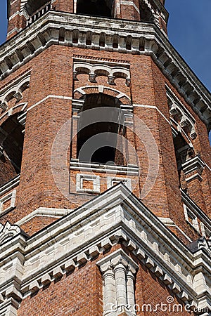 elements of the monastery of John the Baptist Stock Photo