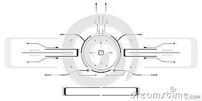 Elements user interface. Vector Illustration