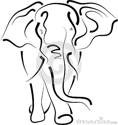 Elephant Vector Illustration