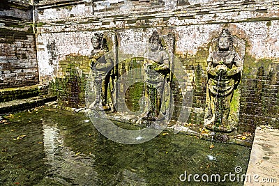 Elephant Cave Goa Gajah temple, in Bali Stock Photo