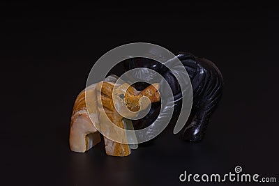 Elephant figurine Stock Photo