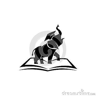 - inspiration textbooks ,schoolbook elephant Vector Vector Illustration