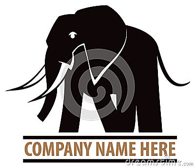 Elephant Logo Vector Illustration