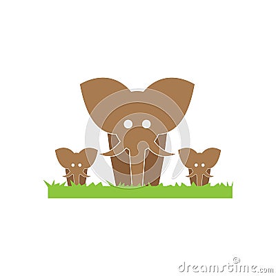 Elephant logo template Stock Photo
