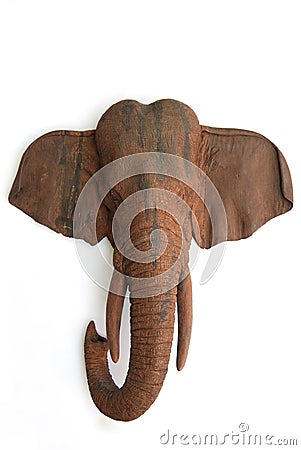 Elephant sculpture Stock Photo