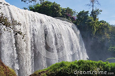 Elephant Waterfall. Dalat. Vietnam Stock Photo