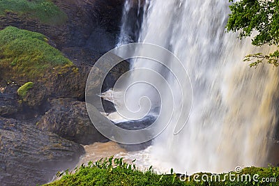 Elephant waterfall Stock Photo