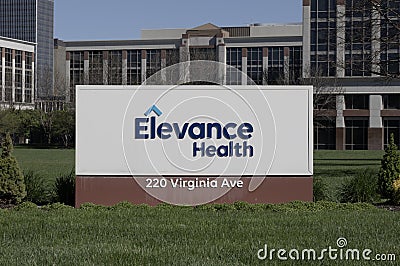 Elevance Health world headquarters. Elevance Health is a health insurance provider, formerly known as Anthem Insurance Editorial Stock Photo