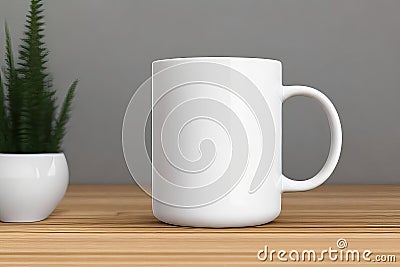 Elevate Your Brand with Stunning Styled Mug. Stock Photo