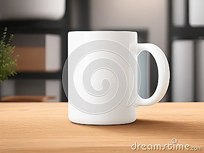 Elevate Your Brand with Stunning Styled Mug. Stock Photo