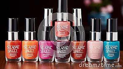 Sally Hansen nail polish Stock Photo