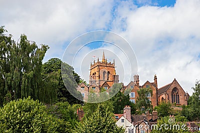 St Leonards Church in Bridgnorth, Shropshire, UK Editorial Stock Photo