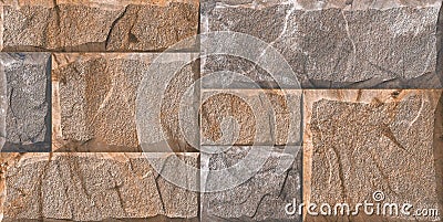 Elevation design,bricks,ceramic design elevation Stock Photo
