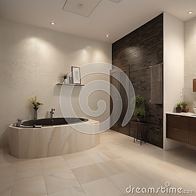 elevation wall tiles design, wallpaper background used ceramic wall and floor tile design Stock Photo