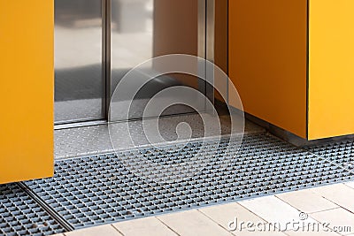 Drainage system front external Elevator Stock Photo