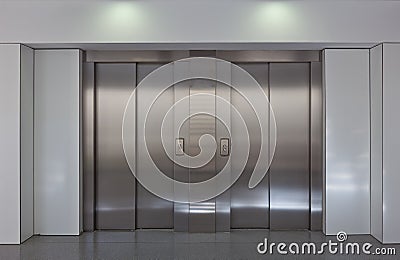 Elevator doors Stock Photo