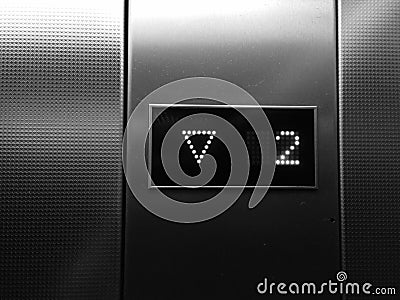 Elevator keypad Stock Photo