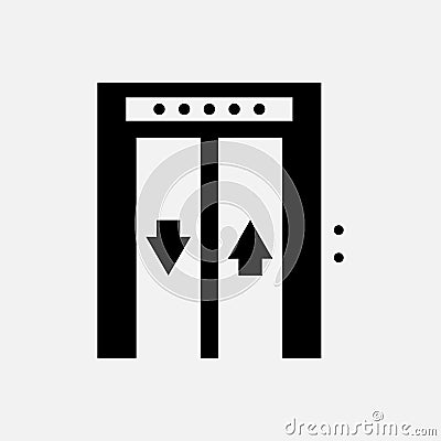 Elevator. vector Simple modern icon design illustration Vector Illustration
