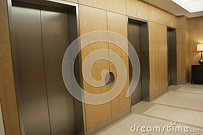 Elevators Stock Photo