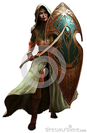 Elf warrior Stock Photo