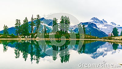 Elfin lake Stock Photo