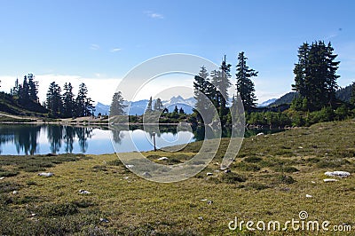 Elfin Lakes Stock Photo