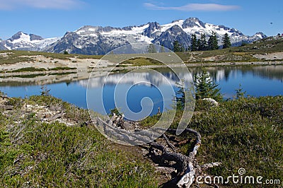 Elfin Lakes Stock Photo