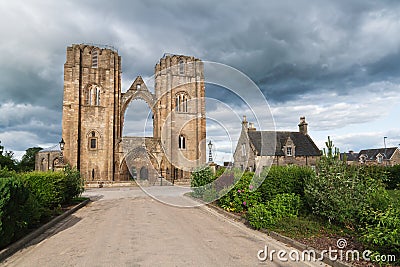 Elgin Cathedral Stock Photo