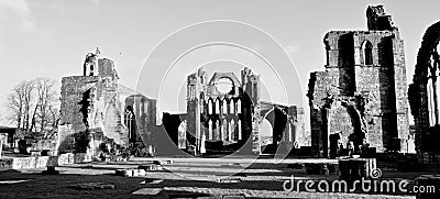 Elgin Cathedral Scotland Stock Photo