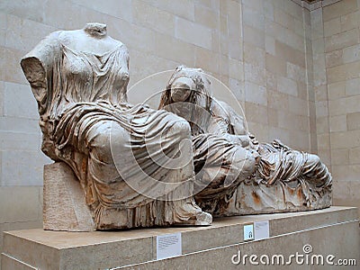 Elgin Marbles, British Museum, London, UK Editorial Stock Photo