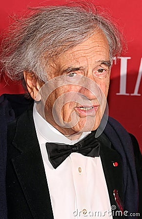 Elie Wiesel Editorial Stock Photo