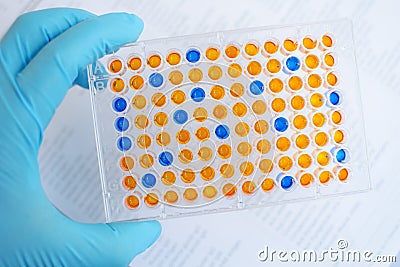 ELISA testing Stock Photo