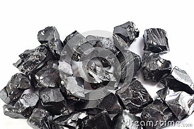 Elite Noble Shungite Lot Stock Photo