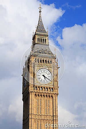 Elizabeth Tower, London Stock Photo
