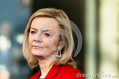 Elizabeth Truss, Foreign Secretary of UK Editorial Stock Photo