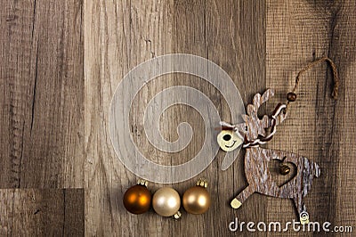 Elk as christmas decoration Stock Photo