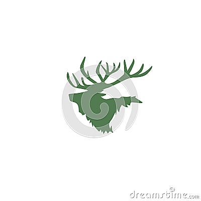 Elk logo designs for animal care and farm logo icon and symbol Vector Illustration