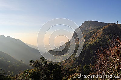 Ella Rock in Sri Lanka Stock Photo