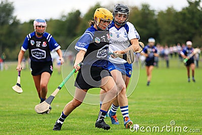 Ellen Murphy at the SE Systems Cork Camogie Senior Championship: Sarsfields 1-13 vs Milford 1-07 Editorial Stock Photo