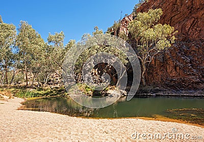 Ellery Creek Big Hole, Northern Territory, Australia Stock Photo