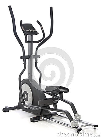 Elliptical gym machine Stock Photo