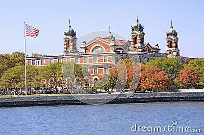 Ellis Island, New York City Stock Photo